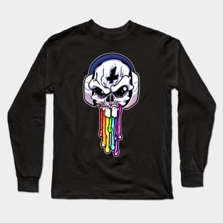 Rainbow Puke Long Sleeve T-Shirt